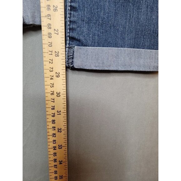 Earl Jeans Juniors Sz 11 Womens 4/6 Straight Leg Ankle Cuff Bling Pockets, CUTE! - Picture 13 of 13